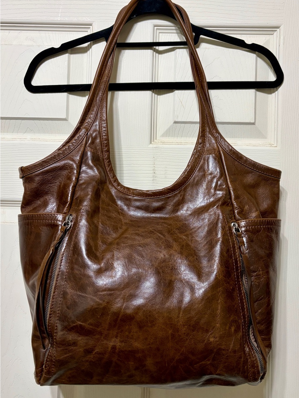 Rough & Tumble Large Cognac 7 Pocket Tote
